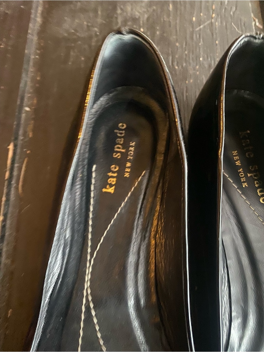kate spade Black Patent Leather Bow Flats - Picture 8 of 8